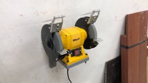 Бюджетный заточной станок для гаража,наждак WERT GM-0315 250Вт.