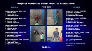 Соревнования по скалолазанию в Омске