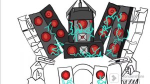 DRAW ❤️ TITAN SPEAKERMAN ❤️UPGRADE CORRUPTED | SKIBIDI 65| como dibujar speakerman #titanspeakerman