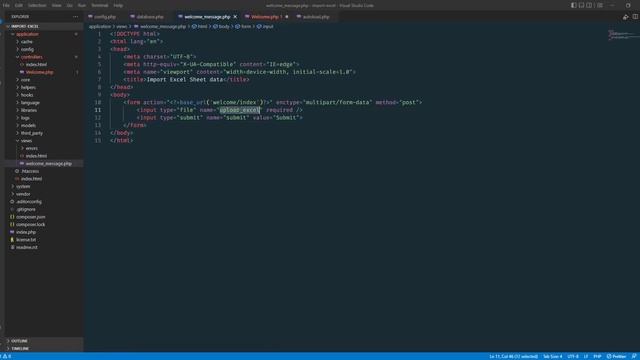 Import Data from Excel in database PHP MySQL | Codeigniter 3 смотреть онлайн