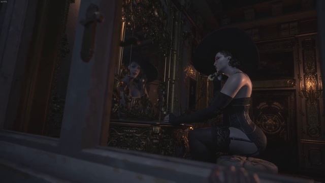 Горячий наряд ? Леди Димитреску из Resident Evil Village лучший костюм мод ?