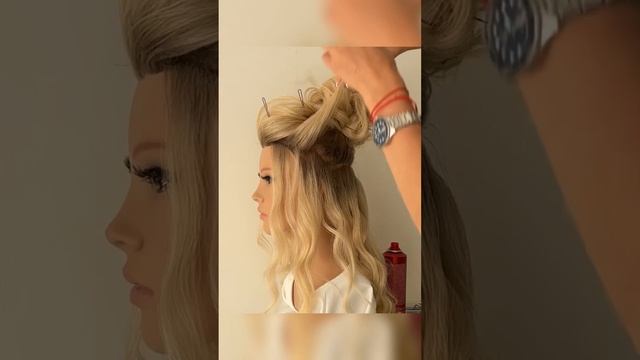 Easy updo hairstyle