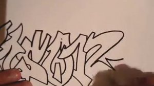 Tutorial graffiti drawing black book writing wildstyle