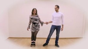 Обучение хастлу. Парные танцы с нуля. Видеоурок #2 - Раскрытие