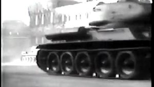 Парад в Москве 8 сентября 1946 года .Празднование дня танкиста