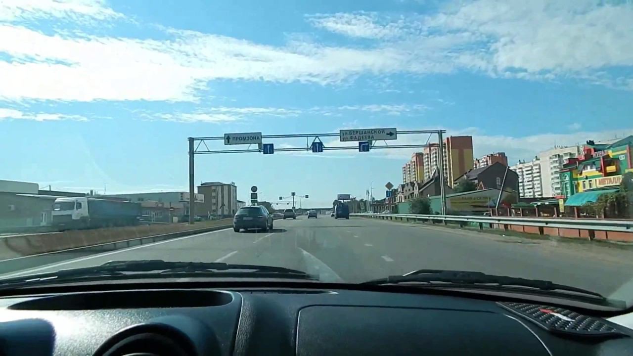 1 Трасса М4 Дон  31 августа 2017  (на юг)