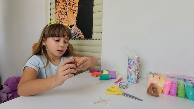Лепим ВОЗДУШНЫЙ ШАР из воздушного пластилина. Детские поделки. ПОДЕЛКИ из пластилина.