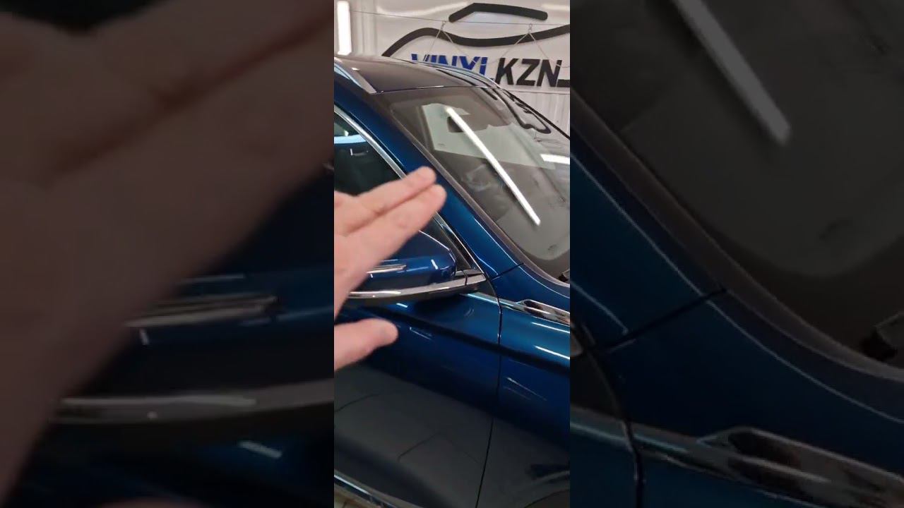 Geely Monjaro - забронировали полиуретановой плёнкой капот, бампер, фары и другие элементы кузова