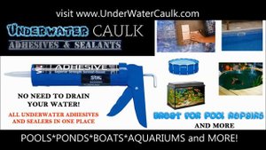 UNDERWATER ADHESIVE, GLUE AND SEALANT THAT YOU CAN USE SUBMERGED