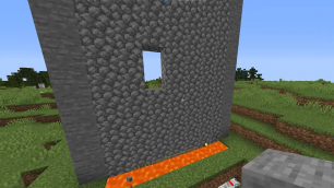 Как сделать восстанавливающуюся стену в Майнкрафт | Minecraft постройки