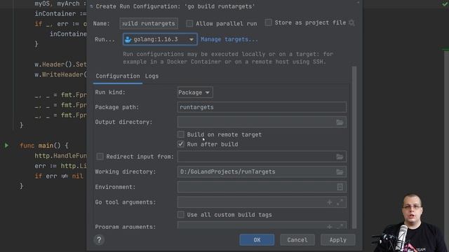 How to Use Docker to Compile and Run Go Code From GoLand 2021.1 смотреть онлайн