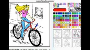 Раскраска Барби/Coloring Barby