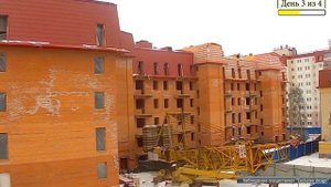Демонтаж башенного крана КБ-503 в стесненных условиях