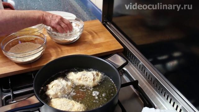 Котлета по-киевски из рыбы - Рецепт Бабушки Эммы смотреть онлайн