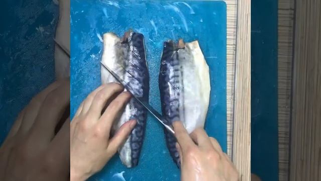 Филе скумбрии запечённое в духовке