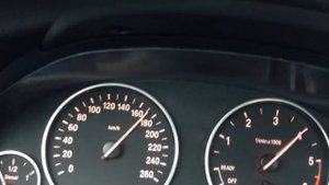 BMW F30 318d 143KM 2013 0-210KM/H Limiter Acceleration German Autobahn