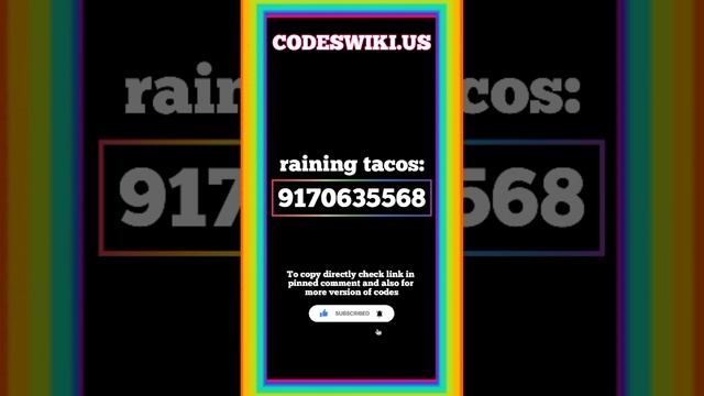 Its Raining Tacos Roblox ID January 2023 *Latest Updated WORKING Roblox Song IDs 2023* смотреть онлайн