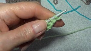 Как связать резинку из полускрещенных петель