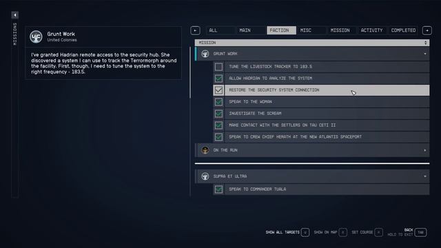 Make contact with the settlers on Tau Cetti II Starfield смотреть онлайн