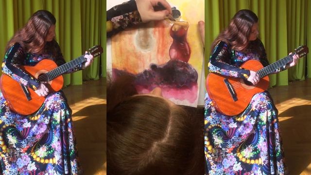 Malagueña Flamenko Draw & Play Guitar - Ирина Воронцова мультиинструменталист
