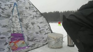 зимняя рыбалка с детьми