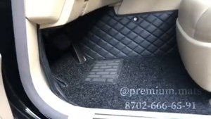 Установка 3D ковриков на lexus ls460 ottoman