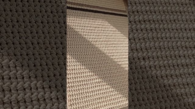 Вязаный ковёр крючком 50*80см  / crochet