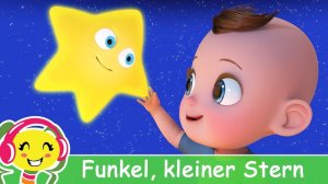 Funkel, Funkel, Kleiner Stern ⭐ Schlaflieder für kinder + karaoke | KinderliederTV