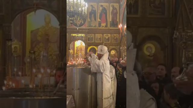 Крещение Господне.Оптина.2023год