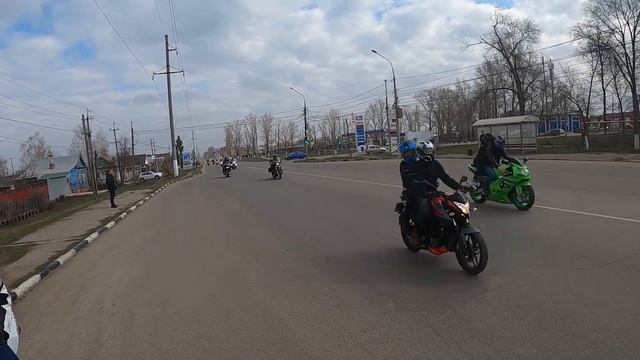Открытие мотосезона в Энгельсе 12 апреля 2022