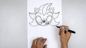 How To Draw SHADOW.EXE | Cartooning Club Tutorial