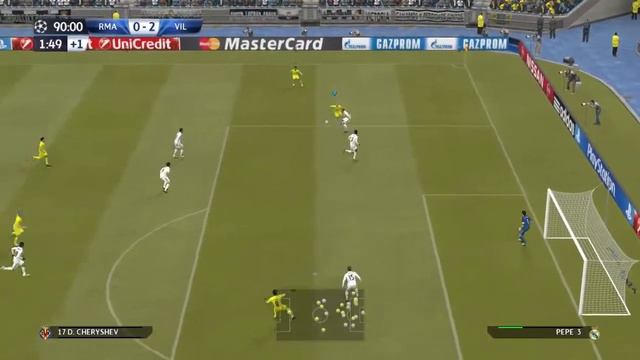 PES15(ЛИГА ЧЕМПИОНОВ)#2-Real Madrid VS Villareal смотреть онлайн