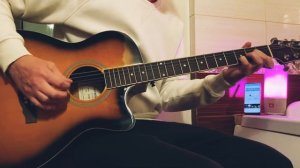 Пробую играть на гитаре Nick Woodland - Wayfaring Stranger.