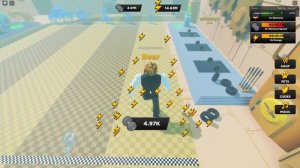 Became The Strongest Player In Strongman Simulator Roblox!