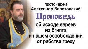 О нашем освобождении от рабства греху (2022.09.16). Протоиерей Александр Березовский