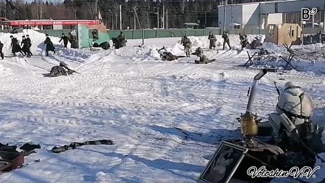 23 февраля. На территории #музейт 34? была  проведена военно-историческая реконструкция⚔ "Перелом"