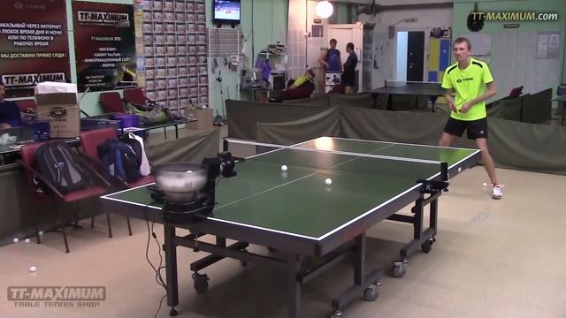 робот YINHE SP-17 - начинаем изучать table tennis robot, тренажер для настольного тенниса