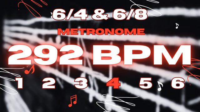 292 BPM - 6/4 & 6/8 Metronome смотреть онлайн