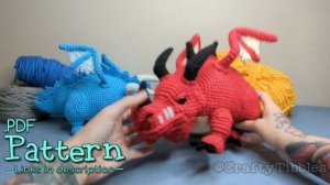 Chonky Dragon Crochet Amigurumi