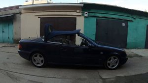 Mercedes CLK W208 Cabrio AMG Закрытие крыши