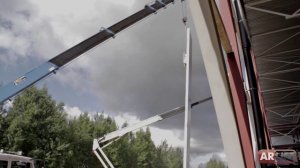 Монтаж сэндвич-панелей вакуумной присоской ARLIFT (ARLIFTER GS)