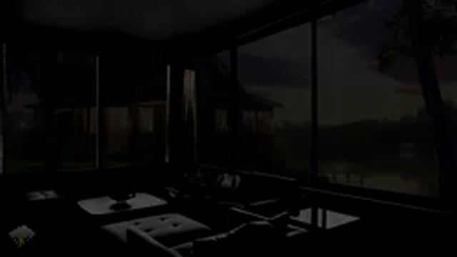 ДОЖДЯ ЗА ОКНОМ С ВИДОМ НА ОЗЕРО ~ Звук Дождя ~ Здоровый сон ! смотреть онлайн