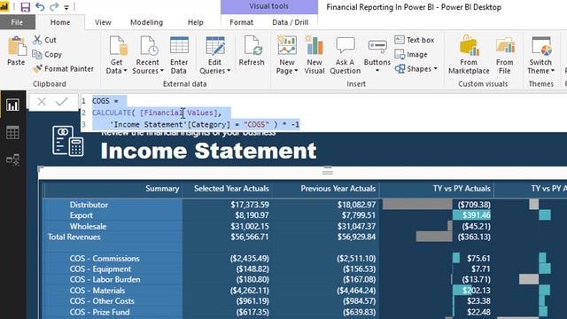 How To Create Unique Subtotals In Power BI Tables Using DAX