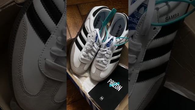 Как заказать с Poizon?Распаковка Adidas Samba??переходи в наш телеграм @all_day_poizon ?