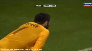 Cristiano Ronaldo не забил гол на пенальти Portugal 1   2 Turkey