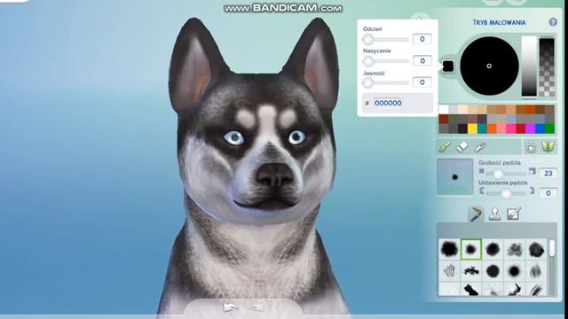 Sims 4 - Making of siberian husky puppy смотреть онлайн