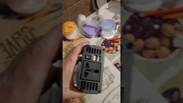 Инвертор автомобильный 12 220 500 Вт, сеть 220В