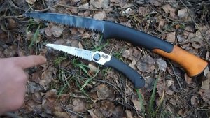 Складные пилы ( Свенки ). Фискарс и Гросс , Сравнение