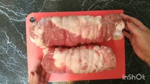 Супер вкусный МЯСНОЙ РУЛЕТ из свинины. Запекаем в духовке.