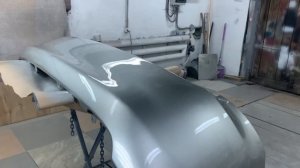 Покраска в гараже , быстрый лак Cardea.